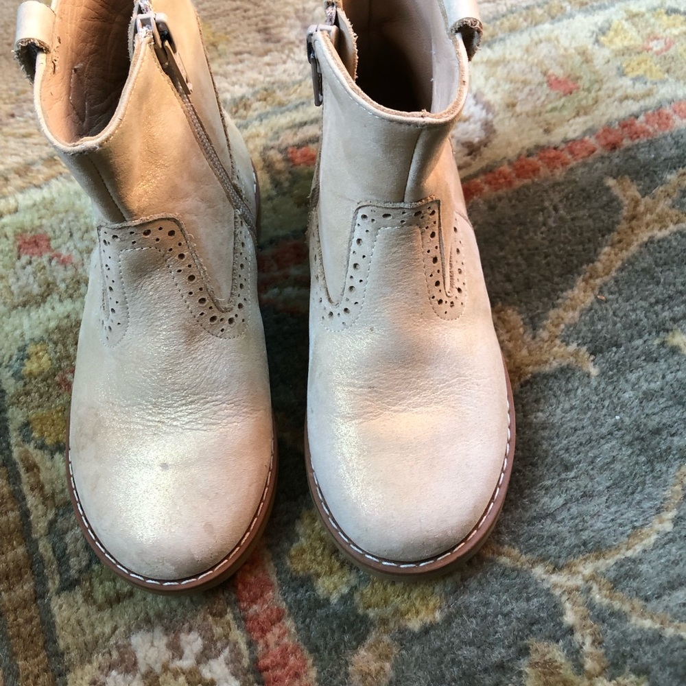 Beige Ankle Boots